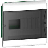 [EZ9E3408] SCHNEIDER CAJA DIN EMBUTIR P/ TERMICA 8 MODULOS FUME