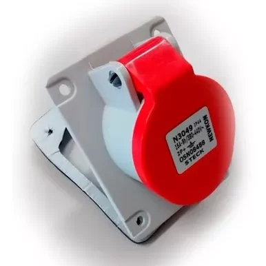 [N3049] STECK EMBUT 2P+T 16A 380/440V-9H VM