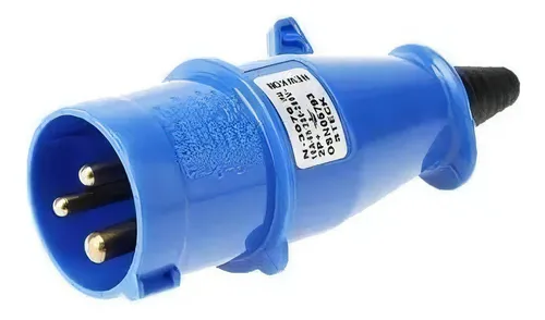 [N3076] STECK FICHA 2P+T 16A 200/250V 6H AZ