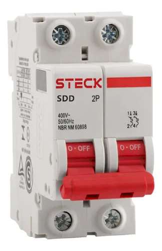 [SDD62C20] STECK INT. TERMOMAGNETICO 2X20 CURVA C 3KA