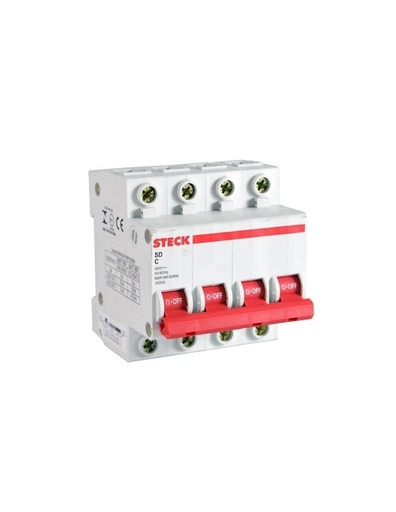 [SDD64C10] STECK INT. TERMOMAGNETICO 4X10 CURVA C 3KA