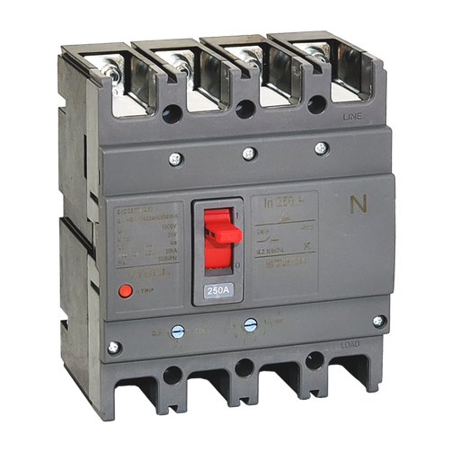 [S4D250TM250] STECK INTERRUPTOR AUTOMATICO CAJA MOLDEADA T250 4X250A 35KA RELE TERMOMAGNETICO AJUSTABLE