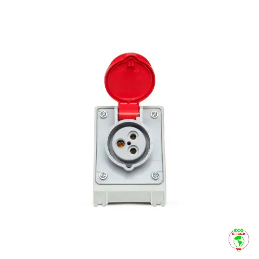 [N3009] STECK TOM.SOBREP 2P+T 16A 380/440V 09H VM