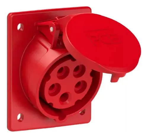 [N5246] STECK TOMA EMBUTIR 3P+N+T 32A 380/440V 6H VM