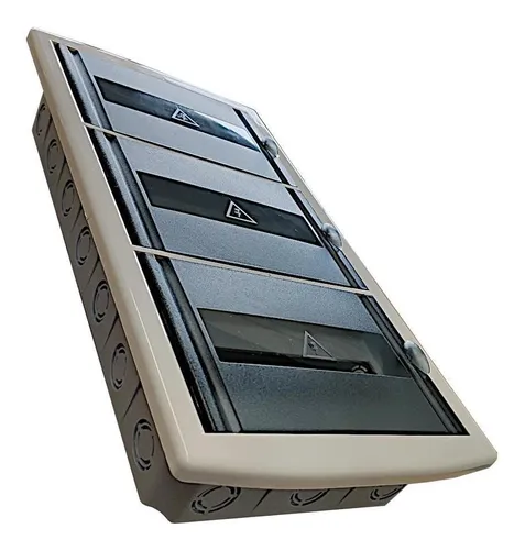 [86/1230] STRADA CAJA DIN EMBUTIR P/ TERMICA 12 A 30 MODULOS