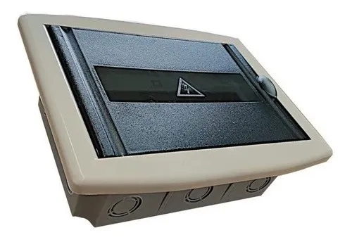 [86/0610] STRADA CAJA DIN EMBUTIR P/ TERMICA 6 A 10 MODULOS