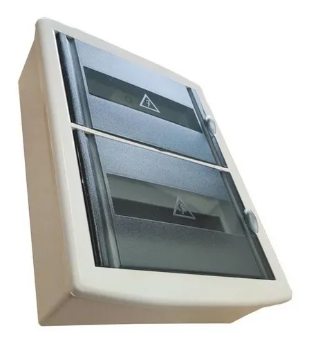 [89/1220] STRADA CAJA DIN SOBREPONER P/ TERMICA 12 A 20 MODULOS