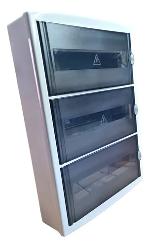 [89/2248] STRADA CAJA DIN SOBREPONER P/ TERMICA 22 A 48 MODULOS