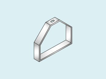 [SES-200] STUCCHI SOPORTE ESTRIBO DE  200MM ZIN