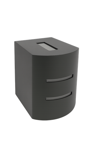 [10055N0] SUR APLIQUE UNIDIRECCIONAL FRENTE CURVO, CALADO DOBLE, ZOCALO G9