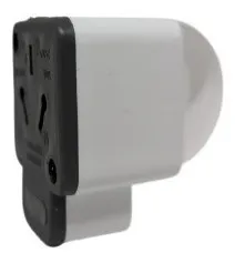 [D-8400] TAAD FICHA HEMBRA REFORZADO BLANCO