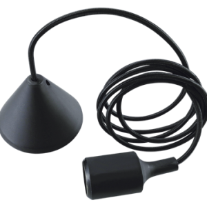 [EV-1001B] TBC IN COLGANT DE SILICONA PARA BULBO NEGRO