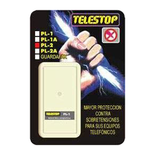 [PL2] TELESTOP PL-2 PROTECTOR TELEFONICO 2 LINEAS