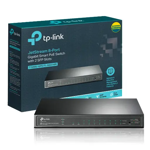 [TLSG2210P] TP-LINK SWITCH TL-SG2210P 8 10/100/1000 POE