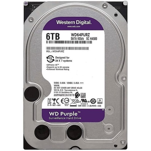 [6PURP] WD DISCO RIGIDO 6TB PURPLE