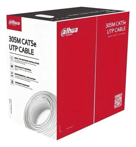[PFM920-5EU] DAHUA CABLE UTP CAT 5 100% COBRE EXTERIOR 24AWG  X 305 MTS