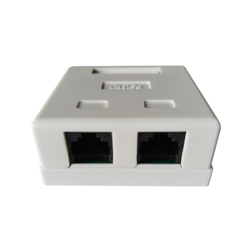 [AL92] ALINS ROSETA 2 PUERTOS CON JACK CAT5E