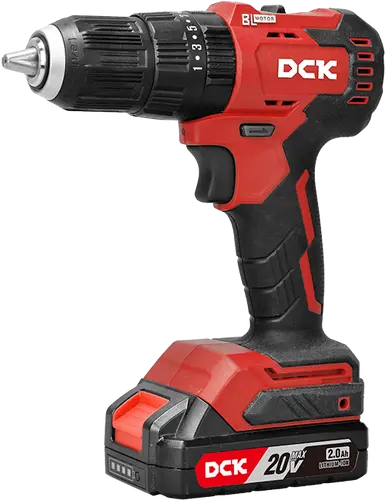 [KDJZ03-13 (TYPE EM)] DCK TALADRO ATORNILLADOR PERCUTOR INALAMBRICO 850W MAX. TORQUE 120Nm MANDRIL 13MM MAX. DE PERFORACION ACERO 13MM, PARED 13MM, MADERA 45MM PESO 2.2KG MOTOR BRUSHLESS INCLUYE BATERIA 4Ah*2 Y CARGADOR