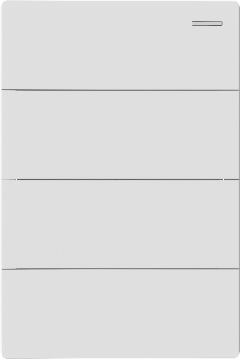 [MILAN-4CN-B] MACROLED TECLA MILAN BLANCO 4 CANAL 2 VÍAS 10A MÁXIMO BASTIDOR METÁLICO