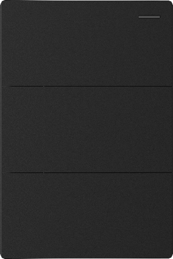 [M-3CN-N] MACROLED TECLA MONACO NEGRO 3 CANALES 2 VÍAS 10A MÁXIMO BASTIDOR METÁLICO 
