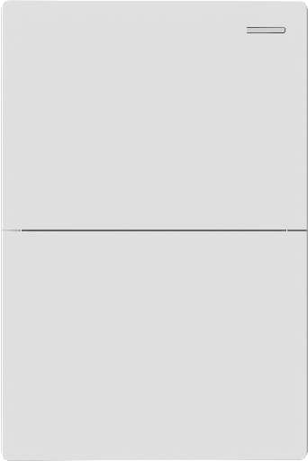 [MILAN-2CN-B] MACROLED TECLA MILAN BLANCO, 2 CANALES, 2 VÍAS,10A MÁXIMO, BASTIDOR METÁLICO