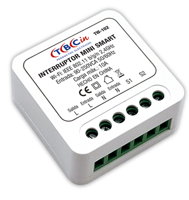 [TW-102] TBC IN INTERRUPTOR SMART MINI 220V-10 A - WIFI