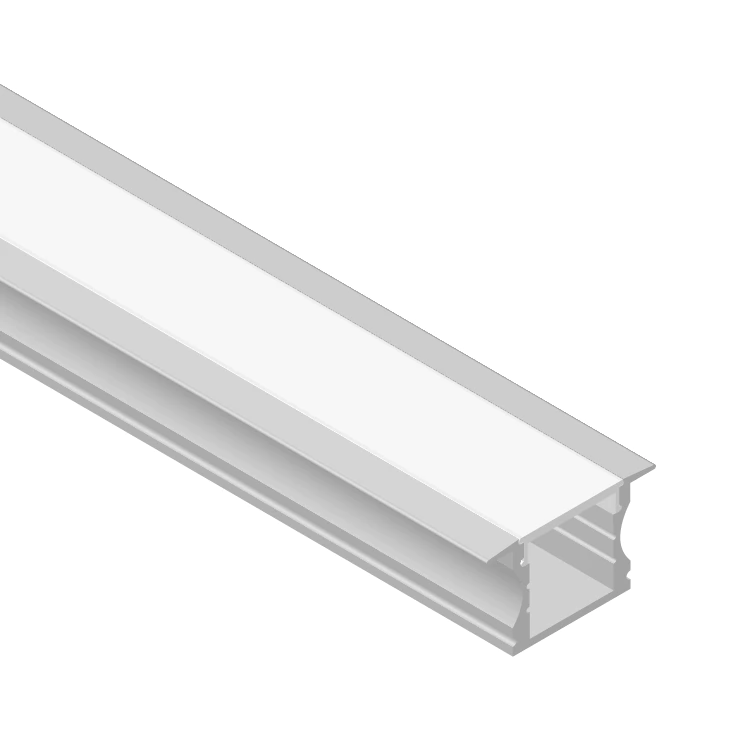 [PER-14-2M-BL] DEMASLED PERFIL DE ALUMINIO EMBUTIR 15X17MM BLANCO - COVER OPAL BLANCO 2M