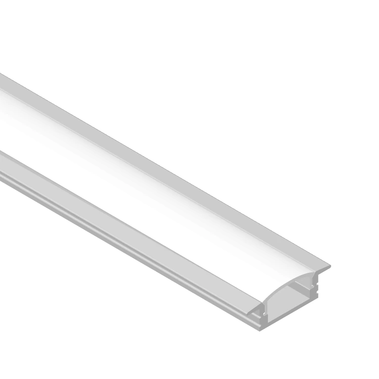 [PER-11-2M] DEMASLED PERFIL DE ALUMINIO EMBUTIR 17X7 ANODIZADO - COVER OPAL BLANCO 2M PER-11-2M