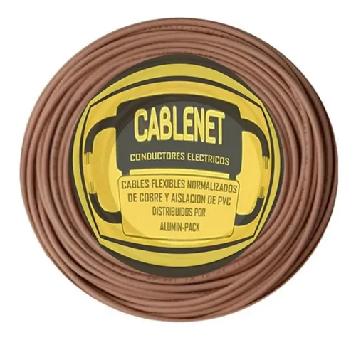 [CABLENET25M] CABLENET CABLE UNIPOLAR 2.5MM MARRON X ROLLO