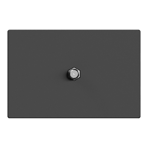 [M-TV-G] MACROLED CONECTOR DE TV MONACO GRIS
