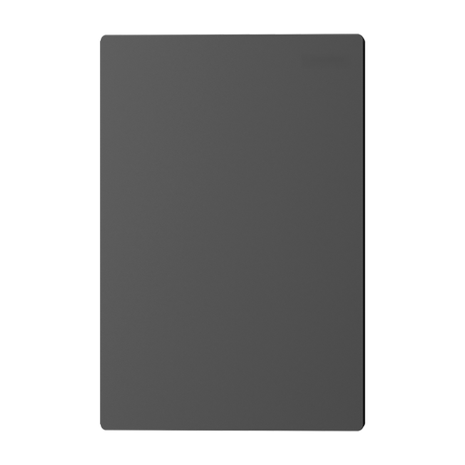 [M-TCR-G] MACROLED TAPA CIEGA RECTANGULAR MONACO GRIS, BASTIDOR METÁLICO