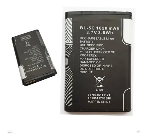 [20530] GARNET BATERIA DE LITIO 1100mAh/BL-5C