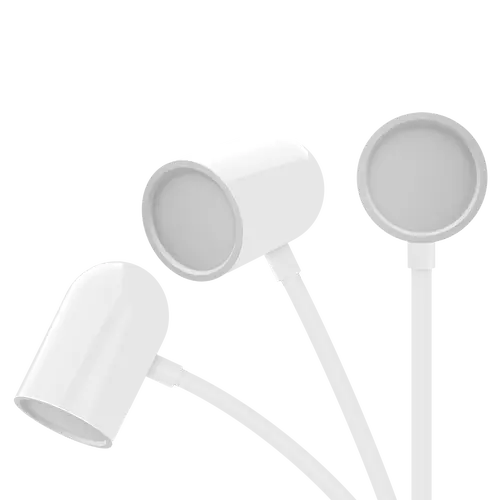 [SATURNO BLANCO] MACROLED LAMPARA LED VELADOR BLANCO, 4W 230LM, AC100-240V, RA>80, BLANCO CALIDO, DIMEABLE, CARGADOR INALAMBRICO, MEMORIA ULTIMA FUNCION 