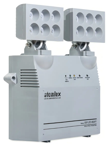 ATOMLUX LUZ EMERGENCIAS 8091Led HEAVY 180W AUTONOMIA 3.5HS