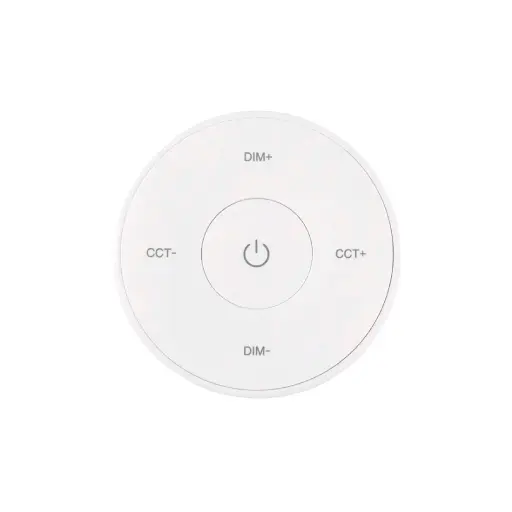 [DIM-12BL] DEMASLED MINI CONTROL REMOTO DIMMER CON BASE MAGNETICA 3V 2.4 GHz, BLANCO