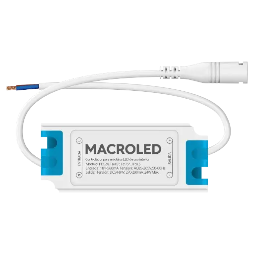 [PEC24-D-DR] MACROLED DRIVER DIMERIZABLE PARA PANEL LED 18 Y 24W AC85-265V