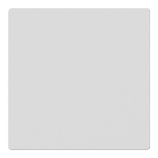 [M-TCMG-B] MACROLED TAPA CIEGA MIGNON MONACO BLANCO, BASTIDOR METÁLICO 