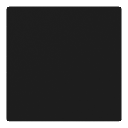 [M-TCMG-N] MACROLED TAPA CIEGA MIGNON MONACO NEGRO, BASTIDOR METÁLICO 