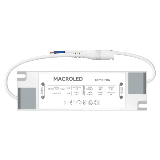 [P48-1205-PMMA-4800LM-DR] MACROLED DRIVER PANEL LED 30X120 48W AC85 - 265V