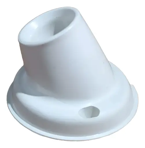[8029] EUROLED RECEPTACULO CURVO BLANCO