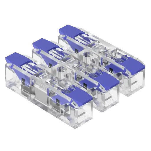 [IB-2X3-4MM] INTECK BORNERA DE EMPALME DE 3 POLOS, 3 VIAS ELECTRICAS, 450VM, 32A MAX, 0.2-4MM CONEXION ENFRENTADA 
